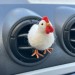 White chicken air vent clip