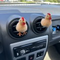 Brown chicken air vent clip