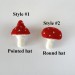 Amanita mushrooms air vent clip