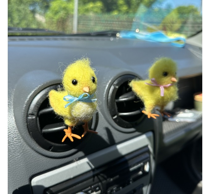 Classic chick air vent clip Chicken lover gift Farm animal car decor