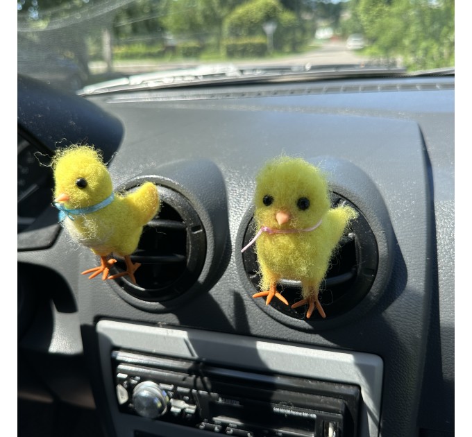 Classic chick air vent clip Chicken lover gift Farm animal car decor