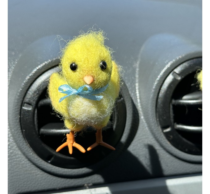 Classic chick air vent clip Chicken lover gift Farm animal car decor