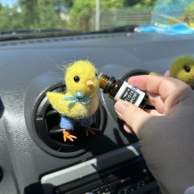 Cute chick air vent clip Chicken lover gift Farm animal car decor