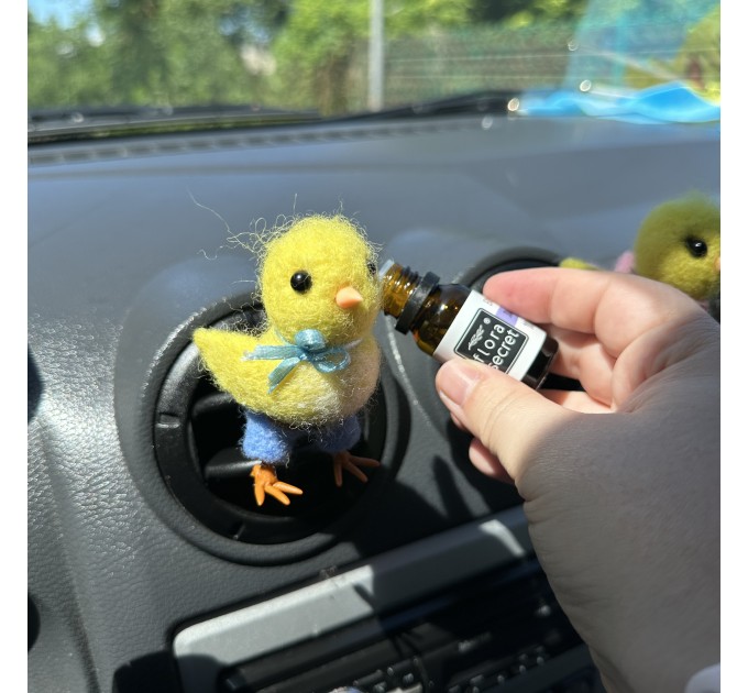 Chick air vent clip Chicken lover gift Farm animal car decor