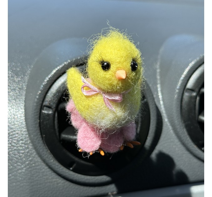 Chick air vent clip Chicken lover gift Farm animal car decor