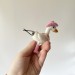 Cowgirl goose air vent clip Goose lover gift Farm animal car decor