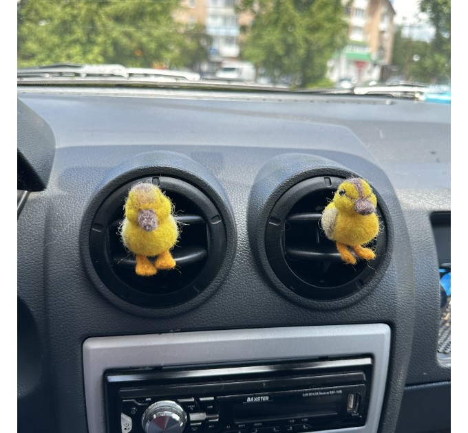 Mini duck air vent clip Duck lover gift Farm animal car decor