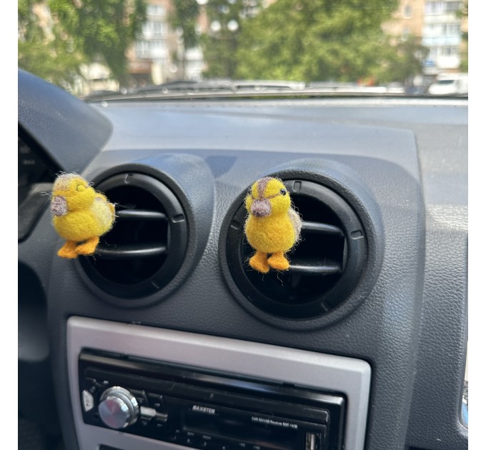 Mini duck air vent clip Duck lover gift Farm animal car decor