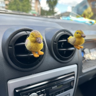 Mini duck air vent clip Duck lover gift Farm animal car decor