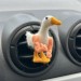 Rude goose with middle finger hands air vent clip Goose lover gift Farm animal car decor