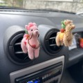 Cute llama air vent clip Llama lover gift Farm animal car decor